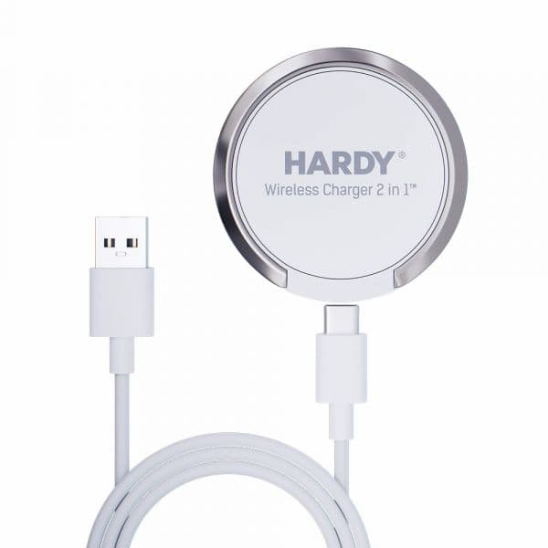 3MK Carregador Wireless 2 em 1 15W White
