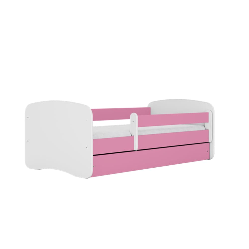 Cama 140 x 70 cm Kocot Kids com gaveta e colchão BabyDreams Pink