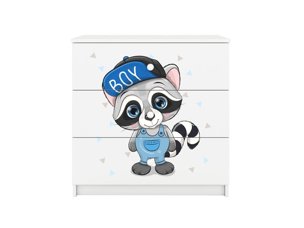 Cómoda Kocot Kids BabyDreams Raccoon White