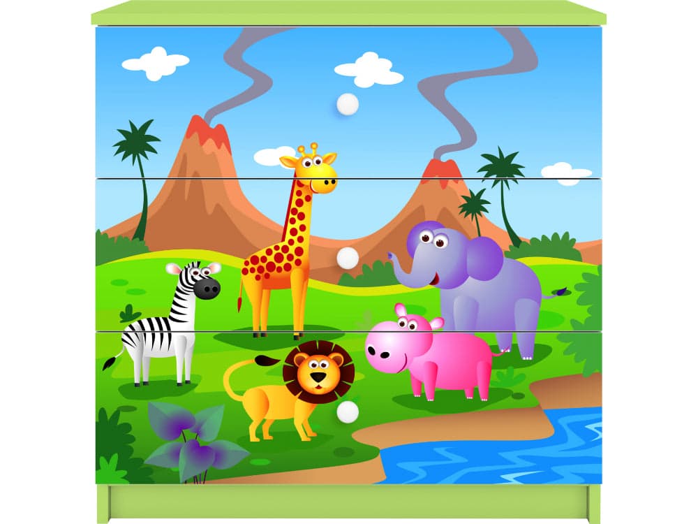 Cómoda Kocot Kids BabyDreams Safari Green
