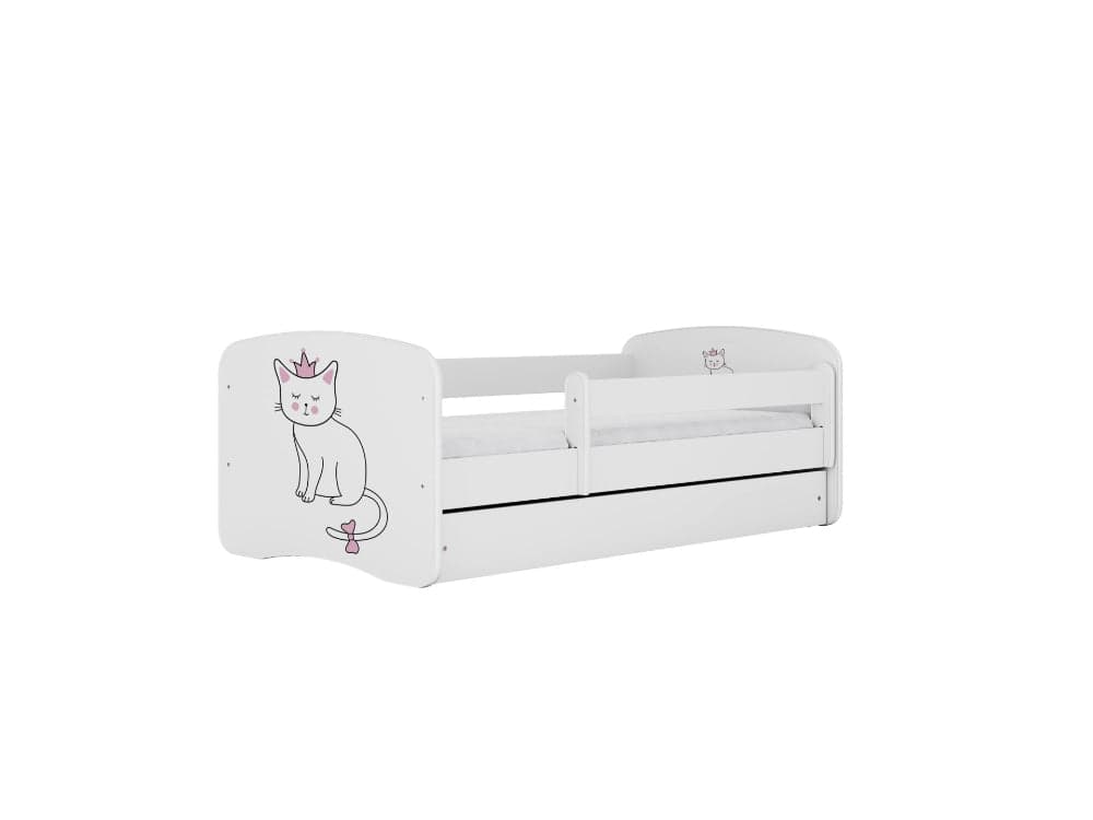 Cama 140 x 70 cm Kocot Kids BabyDreams Cat White
