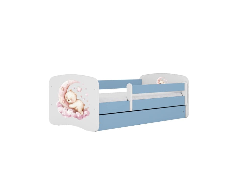 Cama 180 x 80 cm Kocot Kids com colchão BabyDreams Dream Blue