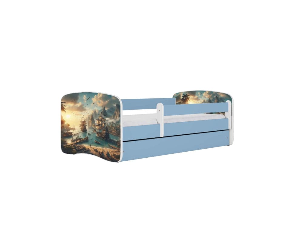 Cama 160 x 80 cm Kocot Kids BabyDreams Ship Blue