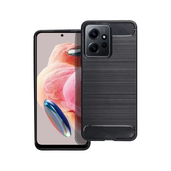 Capa Silicone Forcell Carbon Xiaomi Redmi Note 12 4G Preto