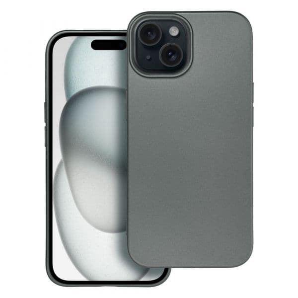 Metallic Case para iphone 15 Grey