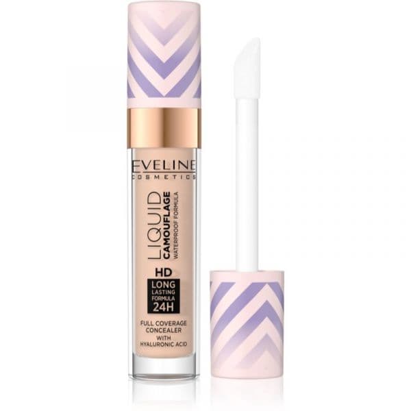 Eveline Cosmetics Liquid Camouflage Corretor à Prova D'água com Ácido Hialurónico Tom 2.5 7,5 ml