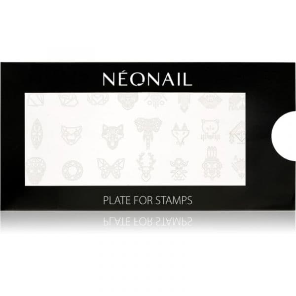 Neonail Stamping Plate Modelos para Unhas Tipo 02 1 Unidade