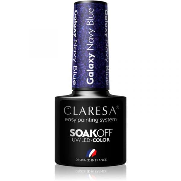Claresa Soakoff UV/LED Color Galaxy Verniz de Gel para Unhas Tom Navy Blue 5g