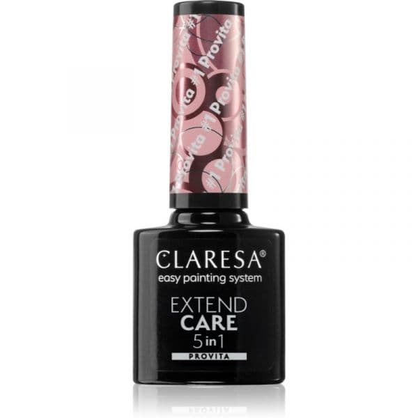 Claresa Extend Care 5 In 1 Provita Base para Unhas de Gel com Efeito Regenerador Tom #1 5g