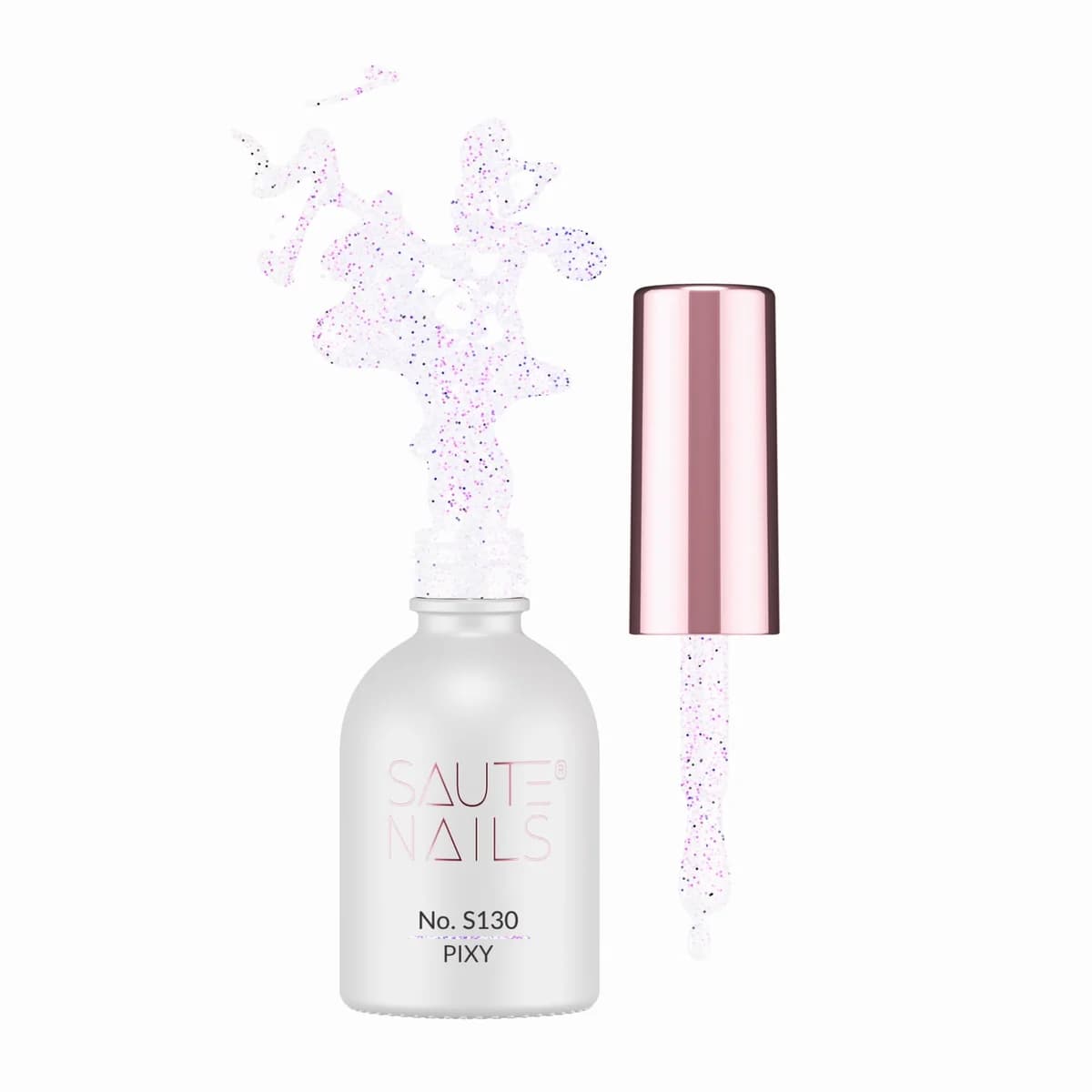 Verniz Gel Saute Nails S130 Pixy (Partículas de Glitter)