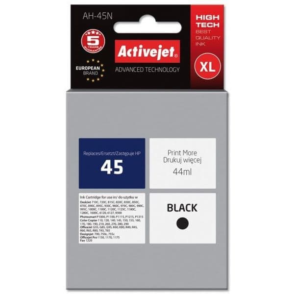 Tinteiro HP 45 51645A Black Compatível