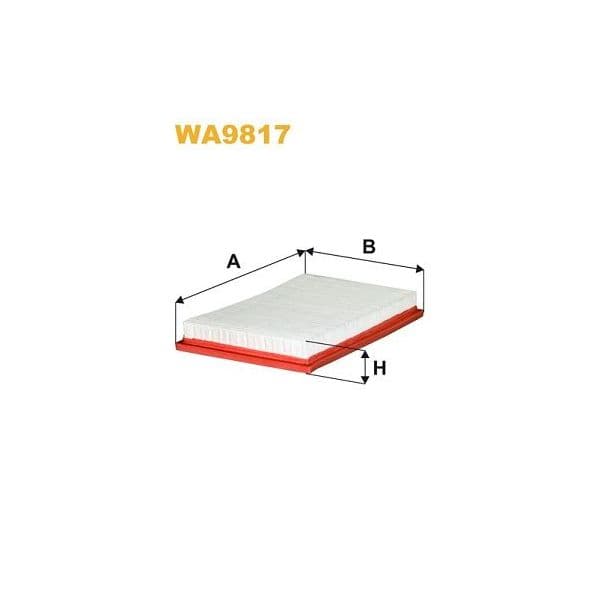 Wix Filters Filtro de Ar - WA9817