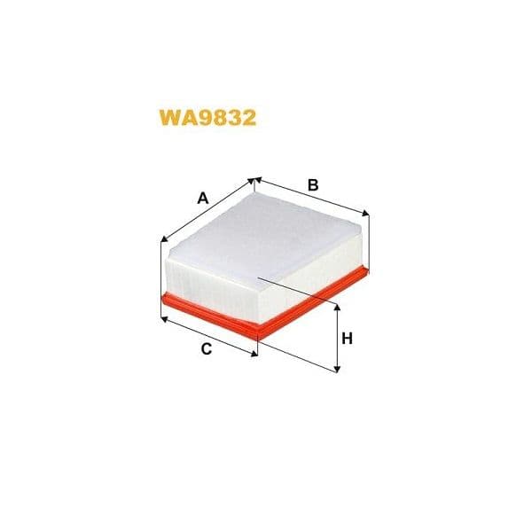 Wix Filters Filtro de Ar - WA9832