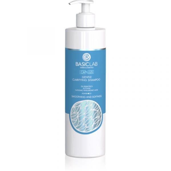 Basiclab Dermocosmetics Capillus Shampoo Suave de Limpeza para Couro Cabeludo Seco a Sensível 300ml