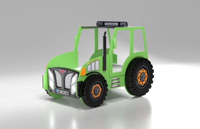 Cama Plastiko Tractor Green