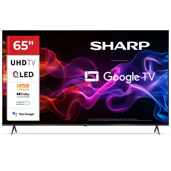 TV Sharp 65" 65HP5265E LED Smart TV Google TV 4K Ultra HD Dolby Vision
