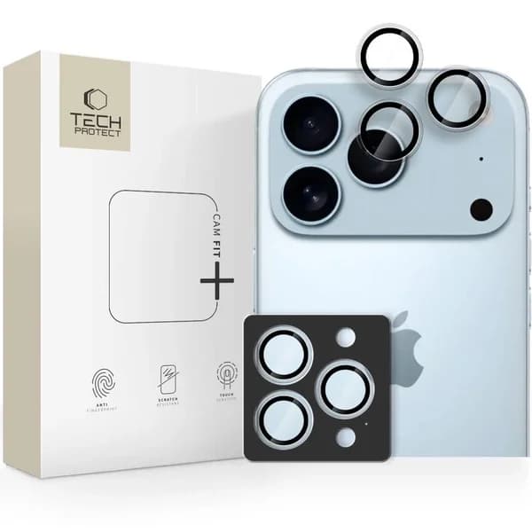 Película Protetora Lente C2;mera para iPhone 17 Pro Max Transparente