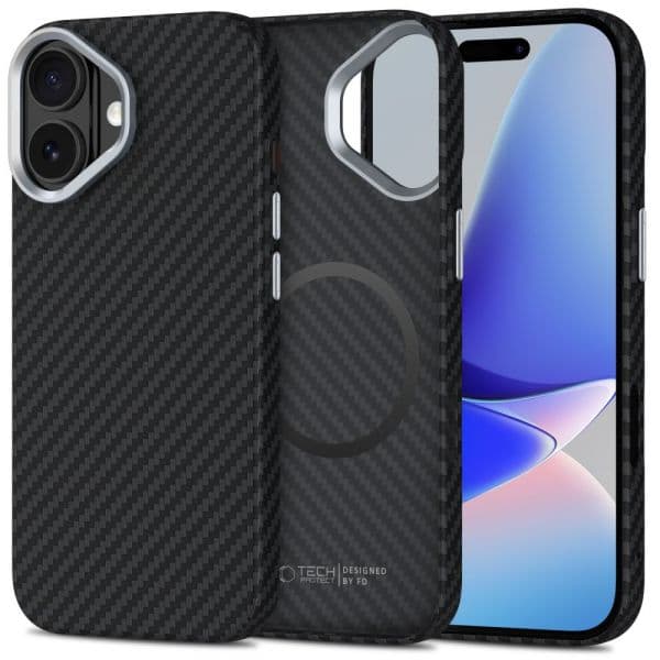 Capa para iPhone 17 Magsafe Ion Carbon Black