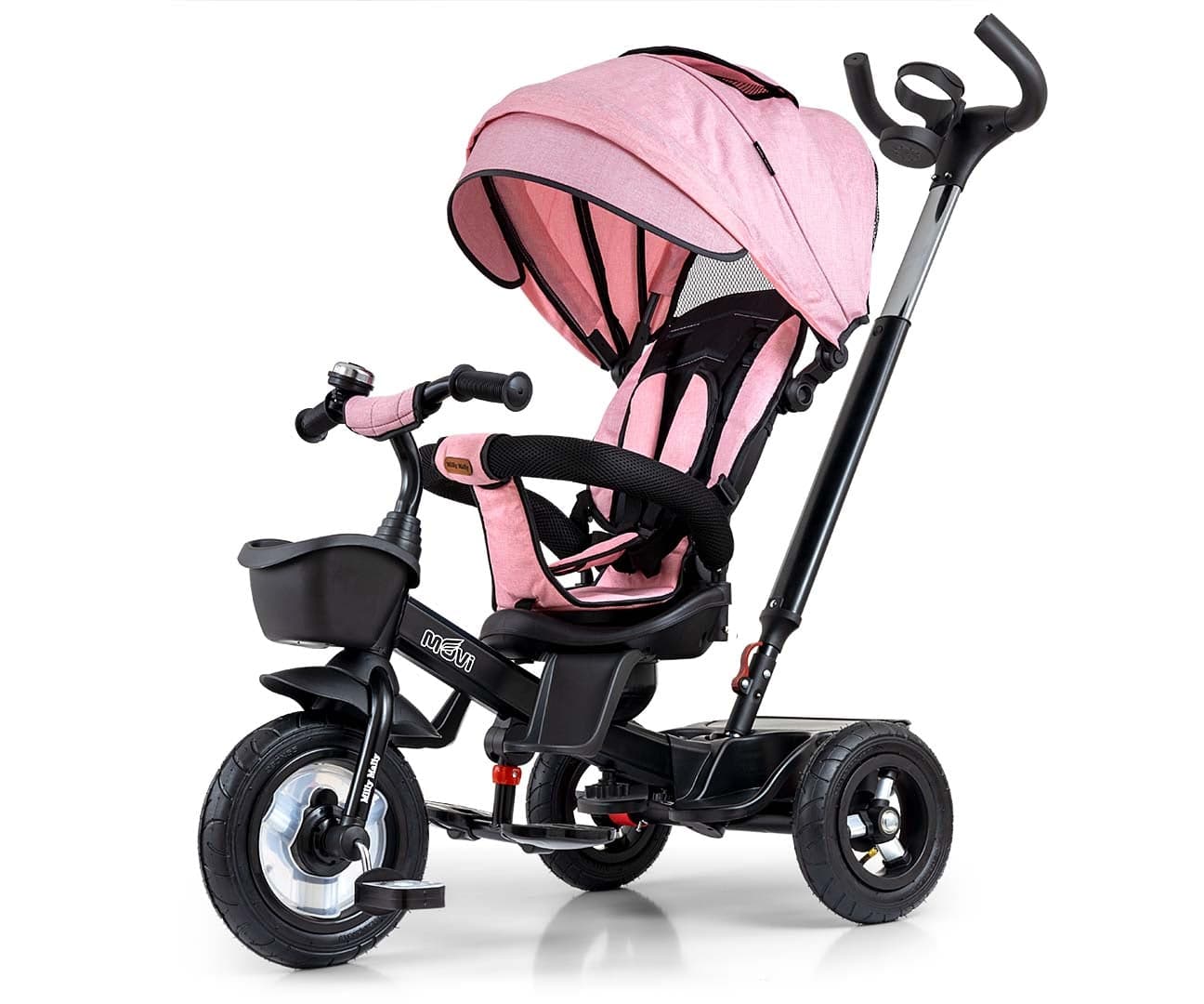 Triciclo Movi Preto-Rosa Milly Mally