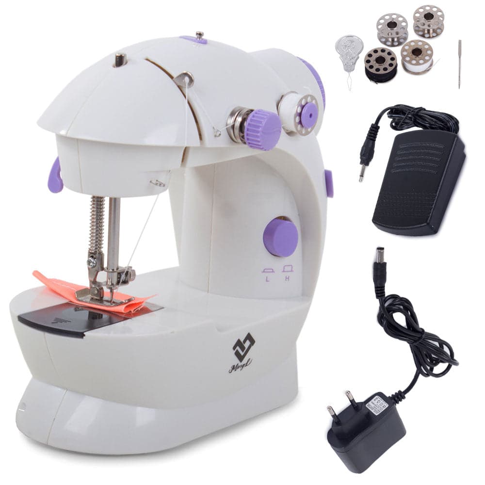 MINI MÁQUINA DE COSTURA BRANCA