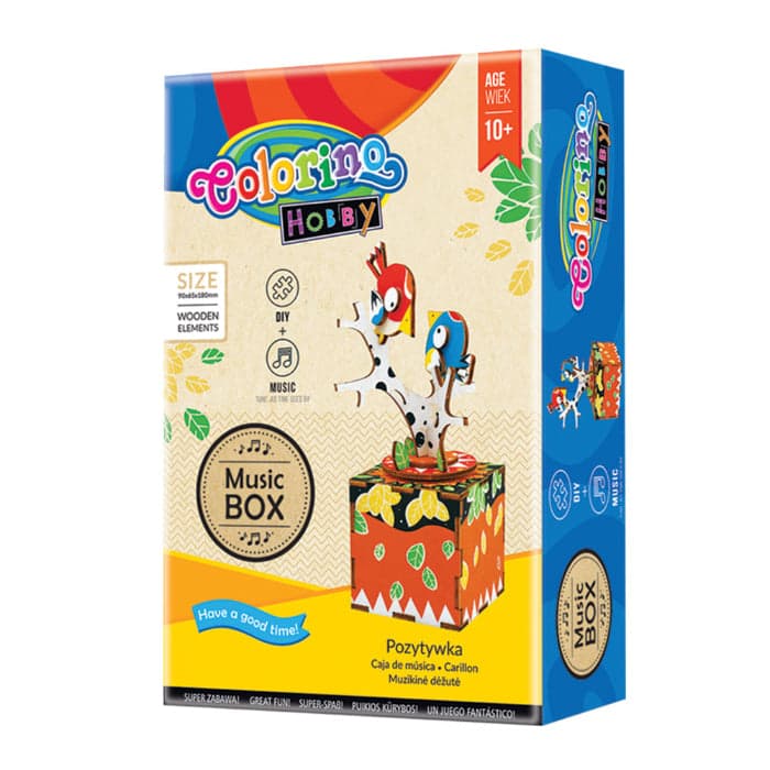 Colorino Puzzles 3D Set Caixa de Música Pássaros - PRT37138