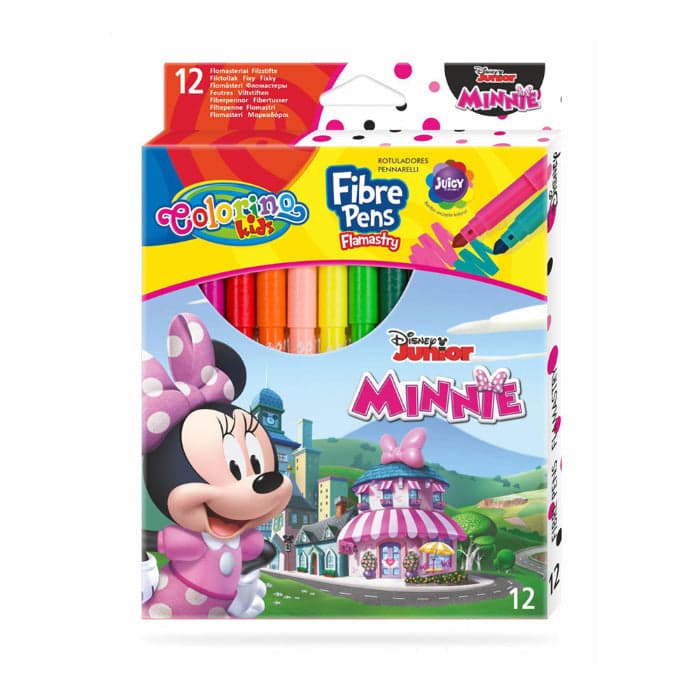 Colorino Caixa 12 Marcadores Cónicos Disney Minnie - PRT90706