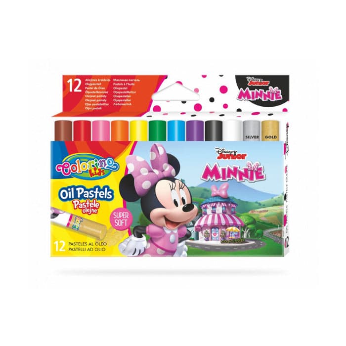 Colorino Caixa Pastel Óleo Disney Minnie 12 un. - PRT90720