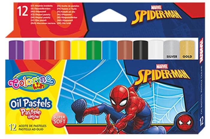 Colorino Pastel Óleo Disney Spider-Man 12 un. - 91895