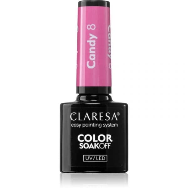 Claresa Soakoff UV/LED Color Candy Verniz de Gel para Unhas Tom 8 5g