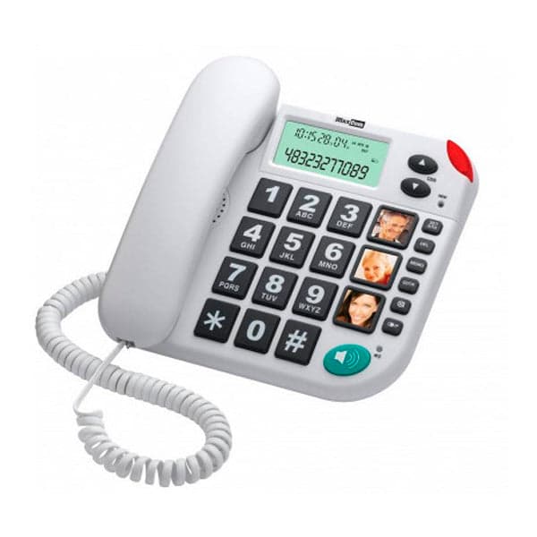 Telefone com Fios Maxcom KXT480 Sénior Branco