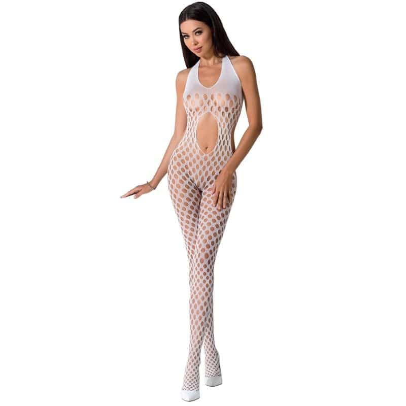Passion Woman – Bs065 Bodystocking White One Size