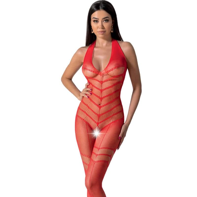 Passion BS100 Bodystocking Rojo Tamanho Unica
