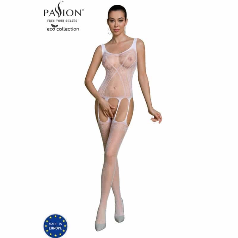 Passion – Coleo Eco Bodystocking Eco Bs007 Branco