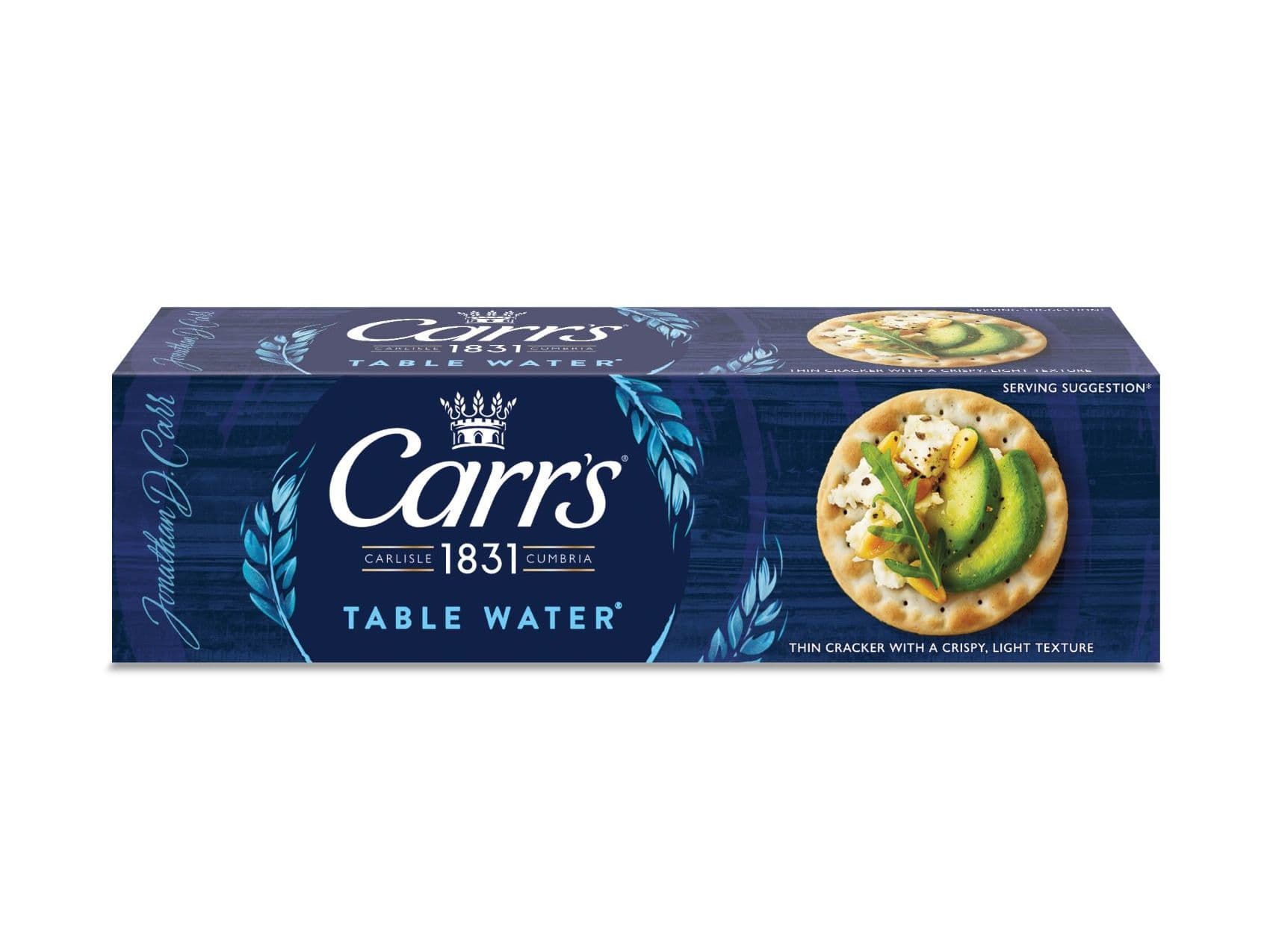 BOLACHA CARR'S TABLE WATER 125G