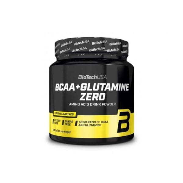 Biotech BCAA + Glutamine Zero 480g Laranja