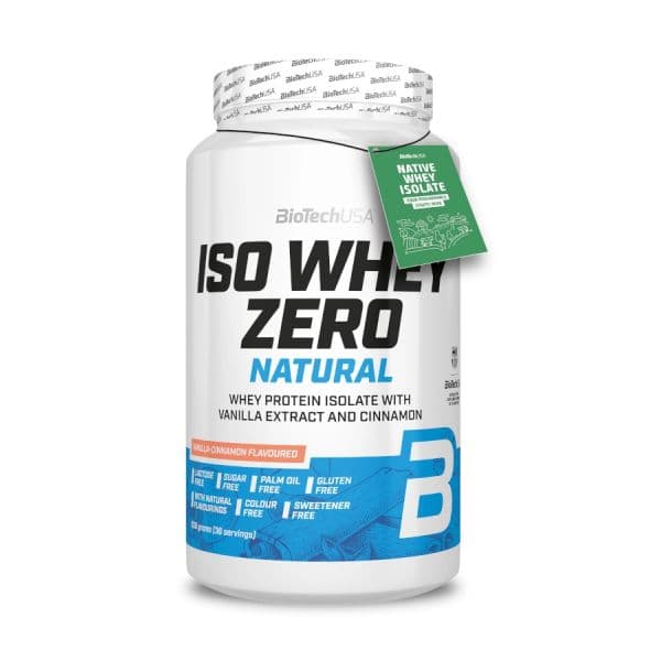 BioTech USA Iso Whey Zero Natural Baunilha Canela 908g