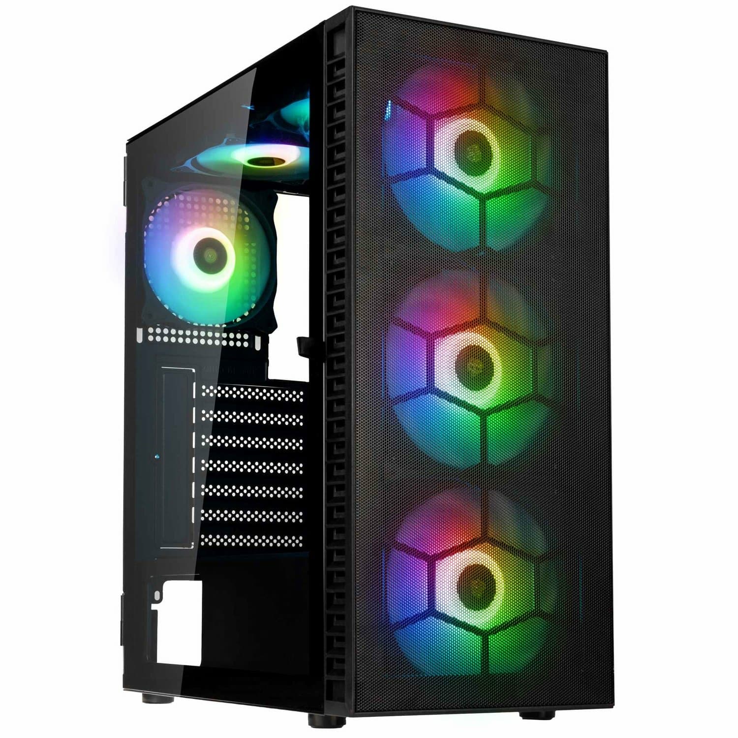 Caixa ATX Kolink Observatory HF Mesh ARGB Preto - 5999094005365
