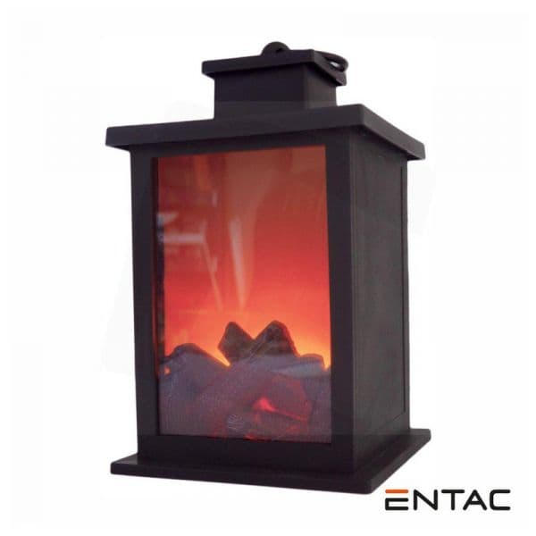 Entac Decoração LED a pilhas 28cm C/ Efeito Chama
