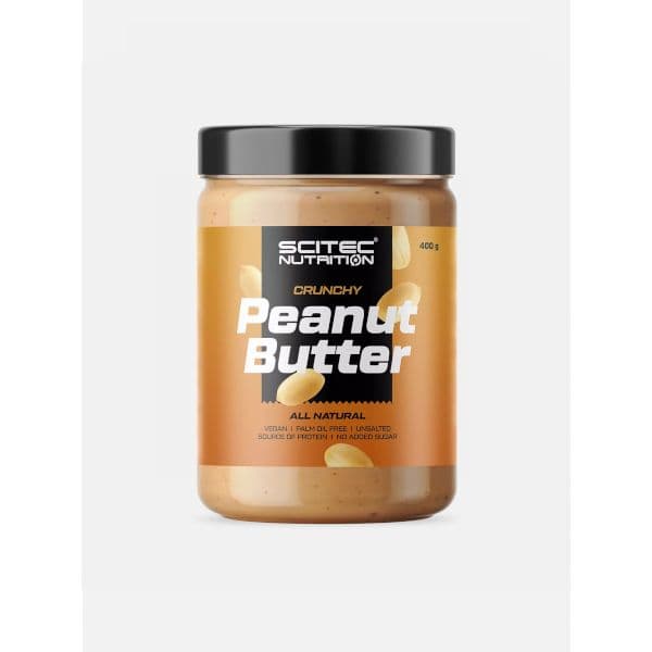 Scitec Nutrition Peanut Butter Crunchy 400g Manteiga Amendoim Crunchy
