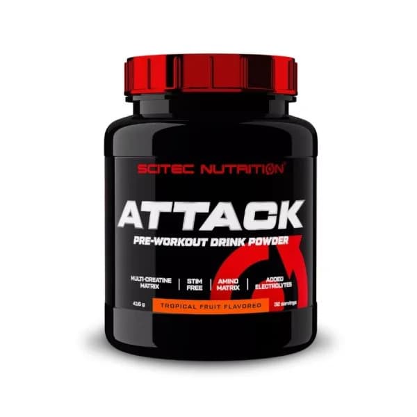 Scitec Nutrition Attack! 2.0 Frutos Tropicais 416g