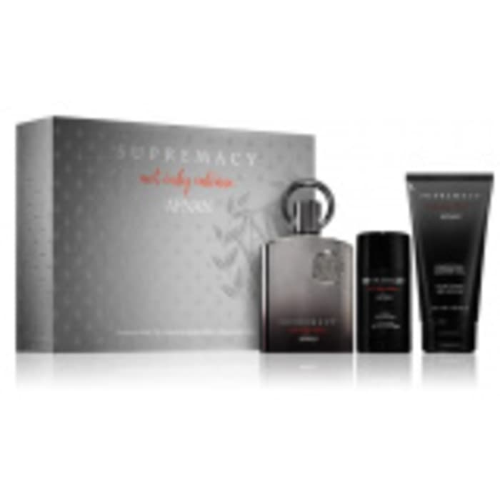 Afnan Supremacy Not Only Intense Extrait de Parfum 100ml + Gel de Banho 100ml + Desodorizante Stick 75ml Coffret