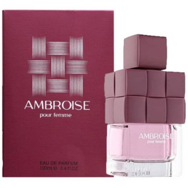 Fragrance World Ambroise Pour Femme Woman Eau de Parfum 100ml (Original)