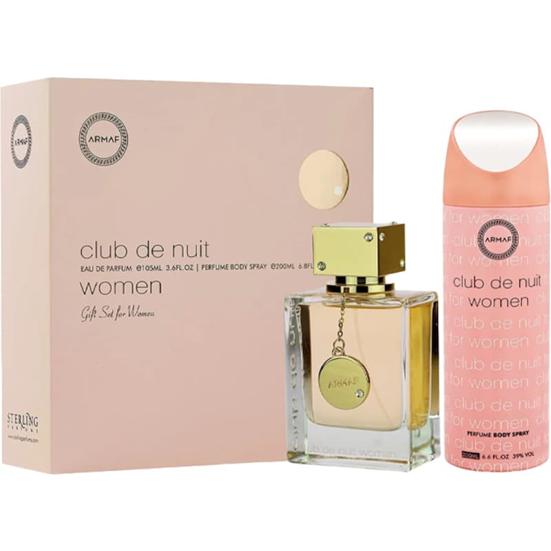 Club De Nuit Woman Gift set EDP 105 mledeo spray 200 ml