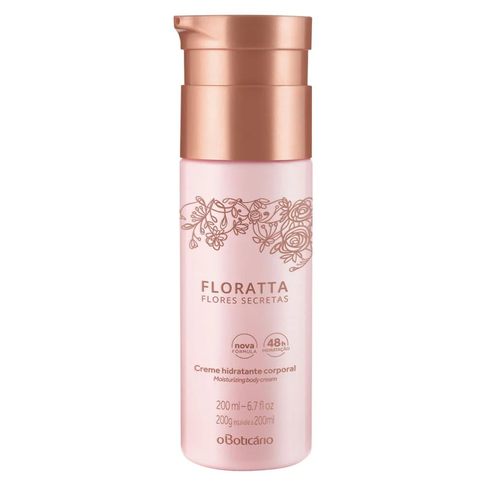 Creme Hidratante Corporal Floratta Flores Secretas 200ml - Boticario