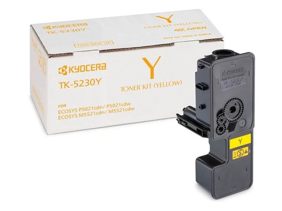 Kyocera TK5230 Amarelo Cartucho de Toner Original – 1T02R9ANL0/TK5230Y