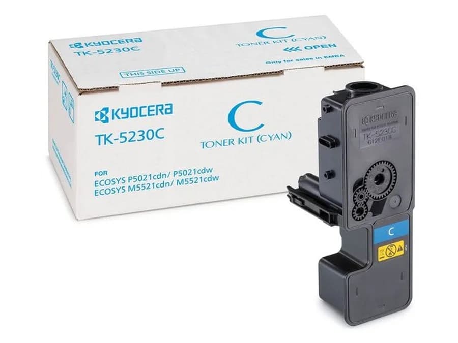 Kyocera TK5230 Azul Cartucho de Toner Original – 1T02R9CNL0/TK5230C