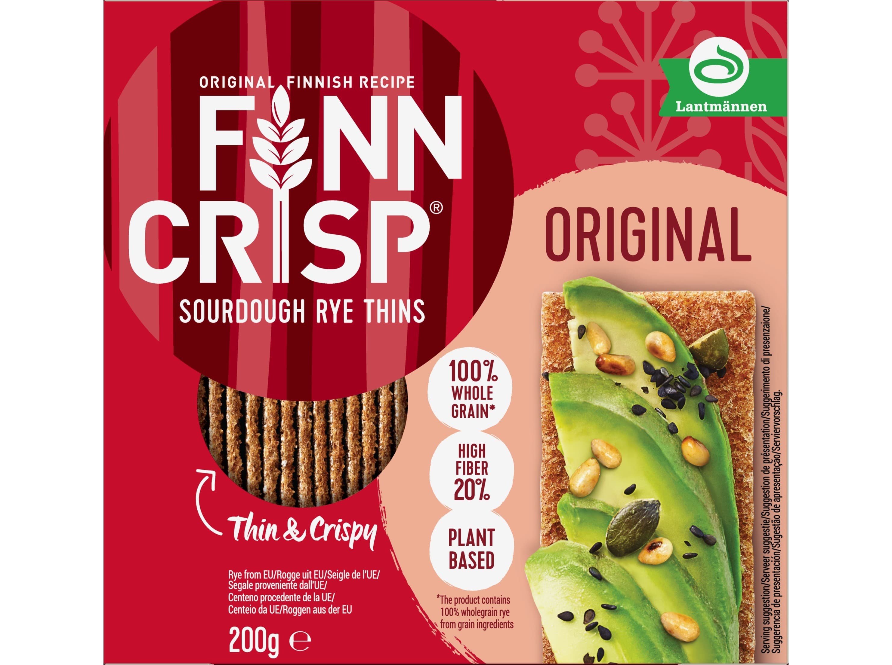TOSTA FINN CRISP THIN ORIGINAL 200G