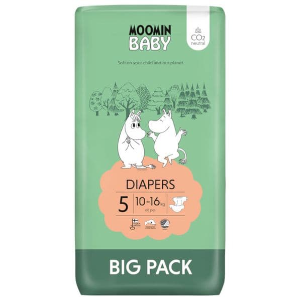 Muumi Baby T5 (10-16kg) 60 Fraldas