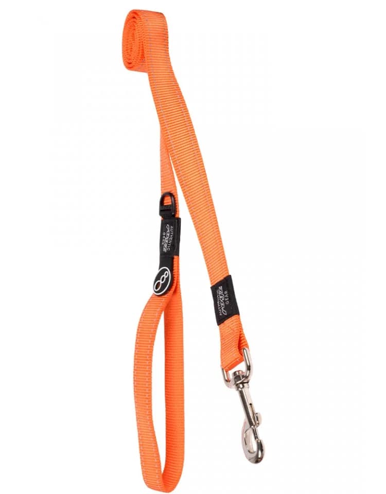 Rogz - Trela Refletora para cão - Laranja