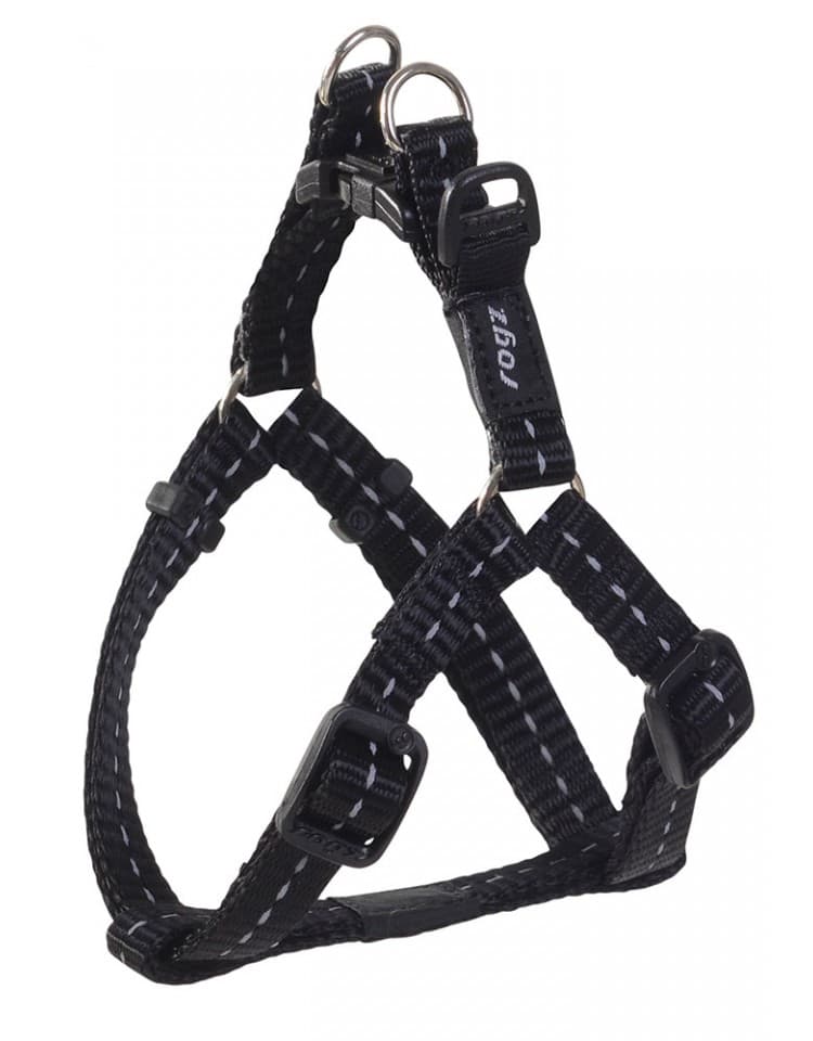 Rogz - Peitoral Refletor para cão - Preto